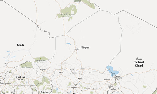 Carte Niger