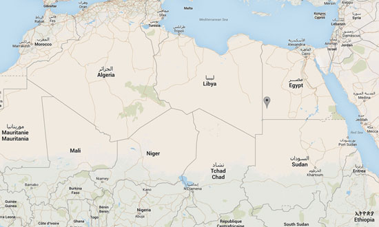 Carte Afrique du nord
